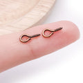 Metallic Screw Eye Jewelry Findings with 32 Listed Options view 12