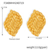 Gold Wheat Leaf