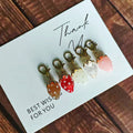 Translucent Strawberry Lobster-Clasp Charms in Five Colors view 4
