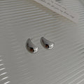 Three Style Gold and Silver Bean Shape Statement Earrings view 8
