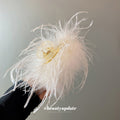 Seven Feather Hair Claw Styles With Bows Ribbons And Plain Clips view 4