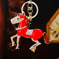 Mixed Jeweled Horse Keychains in Seventeen Pictured Colors and Designs view 1