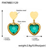 Mint Gold Hearts