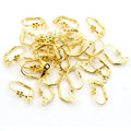 Leverback Earring Findings with Small Loops in Mixed Finishes view 2
