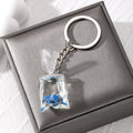 Transparent Water Bag Fish Split Ring Keychains in Eleven Designs view 4