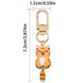 Cat Charm Keychains in 22 Pictured Variations for Bags and Keys view 9