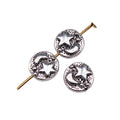 Moon and Star Small Hole Metal Beads in Three Finishes view 3