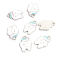 Smiling Tooth Enamel Charms in Six Designs and Two Tones view 7