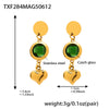 Green Earrings