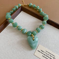 Acrylic Heart Bead Necklace Bracelet Earring 8 Styles view 6