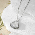 Rhinestone Frame Laughing Buddha Pendant Necklaces Two Colors view 3