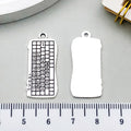 Antique Silver School Supply Metal Charms with 7 Listed Options view 12