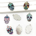 Iridescent Skull Metal Charms with 18 Listed Options view 4