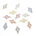 Pastel Crystal Cross Connector Collection for Jewelry Making view 5