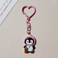 Penguin Figure Heart-Clasp Charms in Six Bright Colors view 10