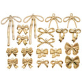 Stainless Steel Gold-Tone Bow and Butterfly Metal Charms with 10 Listed Options view 5