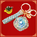 Moonstone Peony Flower Keychains in Five Colors plus Assorted Option view 6