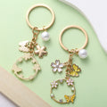 Pearl and Crystal Charm Keychains in 32 Pictured Variations for Bags and Keys view 4