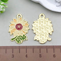 Metallic Sunflower Metal Charms with 11 Listed Options view 9