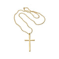 Long Cross Pendant Necklaces in Gold and Silver Tones view 5
