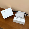 White Jewelry Box and Handled Bag Packaging Options view 7