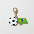 Soccer Ball And Flag Enamel Charms With Lobster Clasps view 11
