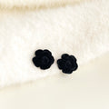 Red Velvet Flower Heart Bow Pom Earring Styles Set view 8