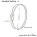 Dual Line Beaded Heart Clasp Bangles Gold Steel Tone view 7