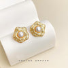Pearl Rose Studs