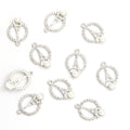 Crystal Eiffel Tower Pearl Alloy Charm Pendants for Jewelry Making view 4