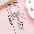 Stethoscope and Syringe Charm Keychains Featuring Silver Heart Across 16 Variations view 8