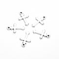 Simple Cross Metal Charm Pendants in Three Finishes view 4