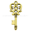 Matte Gold-Tone Heart and Four-Leaf Clover Metal Charms with 26 Listed Options view 6