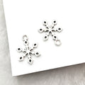 Alloy Metallic Snowflake Metal Charms with 9 Listed Options view 9