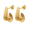 Gold J Studs