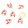 Christmas Santa Snowman Tree and Candy Enamel Alloy Charms view 11