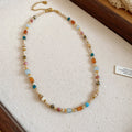 Colorful Beaded Necklaces with Coastal Charms in Four Designs view 9