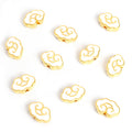 Enamel Cloud Beads in Twelve Traditional Color Combinations view 11