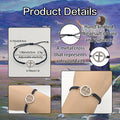 Black Braided Cord Circle Cross Adjustable Bracelet view 4