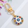 Gold White Teardrop