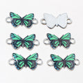 Double Butterfly Enamel Charms in Thirteen Color Styles view 9