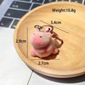 Flocked Orange Squirrel Gray Rhino Keychains 2 Styles view 4
