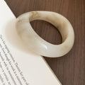 Resin Marbled Round Oval Open Cuff Bangle Bracelets 19 Styles view 11