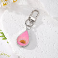 Teardrop Resin Daisy Keychains Silver Lobster Clasp 3 Colors view 4