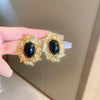 Black Flower Drop