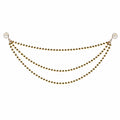 Triple Layer Gold Ball Bead Garland Christmas Tree Decor view 5