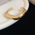 Six Mixed Geometric Metal Open Cuffs In Gold Or Silver Tone view 7