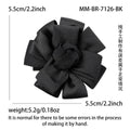 Layered Ribbon Bow Brooch In Six Solid Colors Decorative Lapel Pin view 11