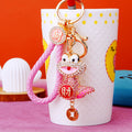 Crystal Fortune Snake Keychains with Cords and Loose Braided Loops view 6