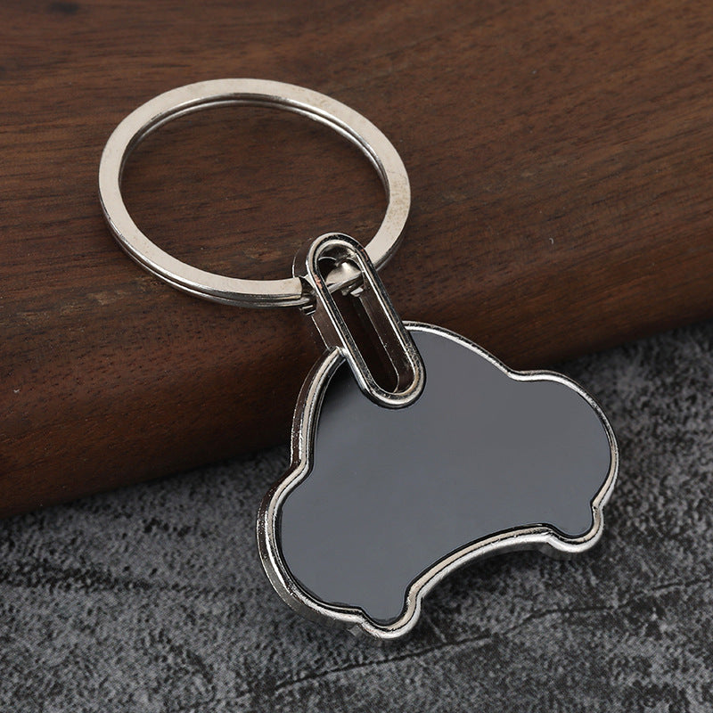 Blank Sublimation Metal Bottle Opener Keychain for DIY Heat Transfer